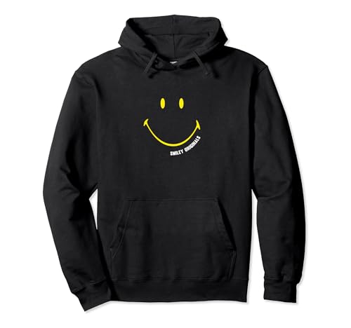 Smiley Originals® Big Smile Happy Felpa con Cappuccio
