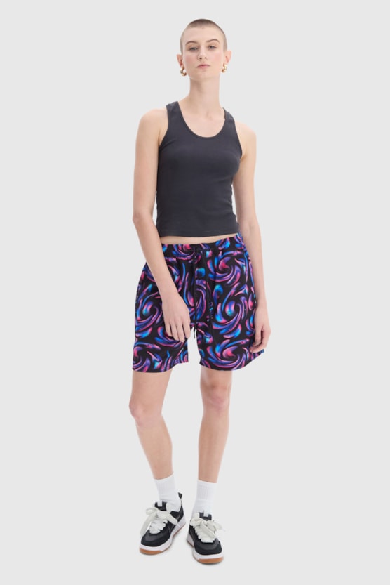 POOL SHORTS ILLUSION BAW X SMILEY®