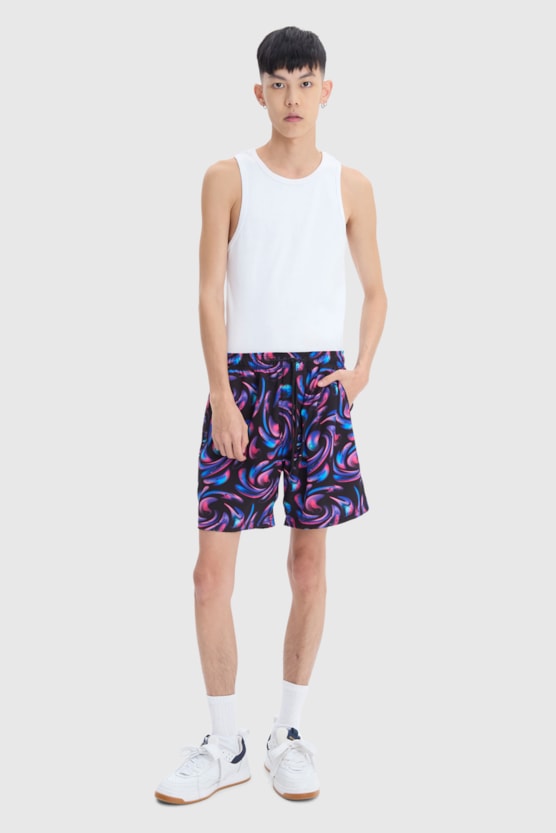 POOL SHORTS ILLUSION BAW X SMILEY®