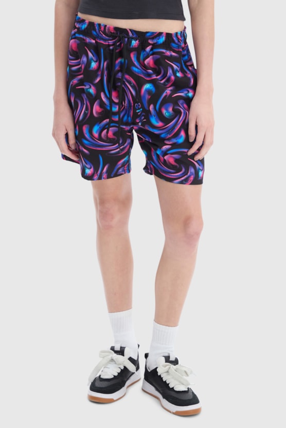 POOL SHORTS ILLUSION BAW X SMILEY®