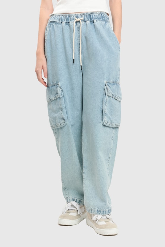 BAW X SMILEY WIDE FIT CARGO PANTS