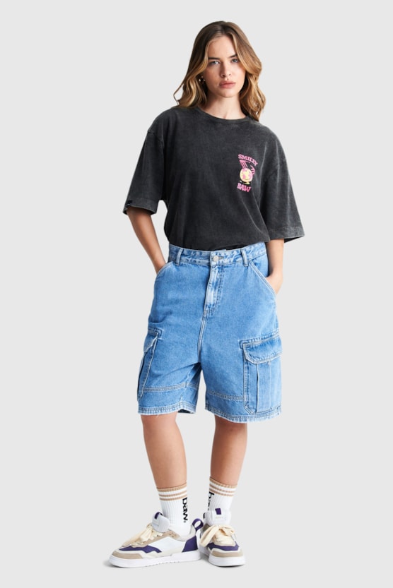 EARTHY BAW X SMILEY CARGO BERMUDA