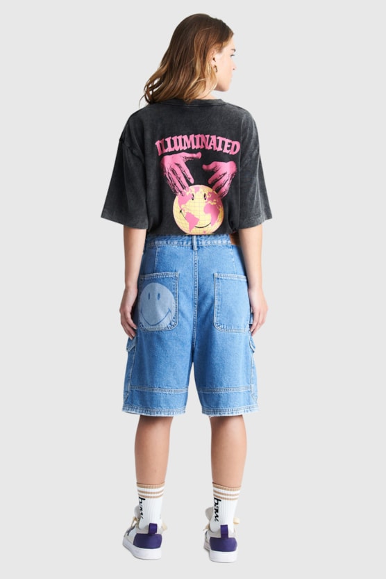 EARTHY BAW X SMILEY CARGO BERMUDA