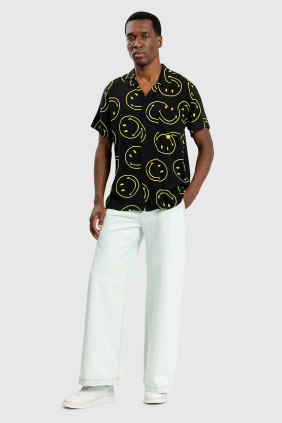 BAW X SMILEY® FACE CUBAN SHIRT