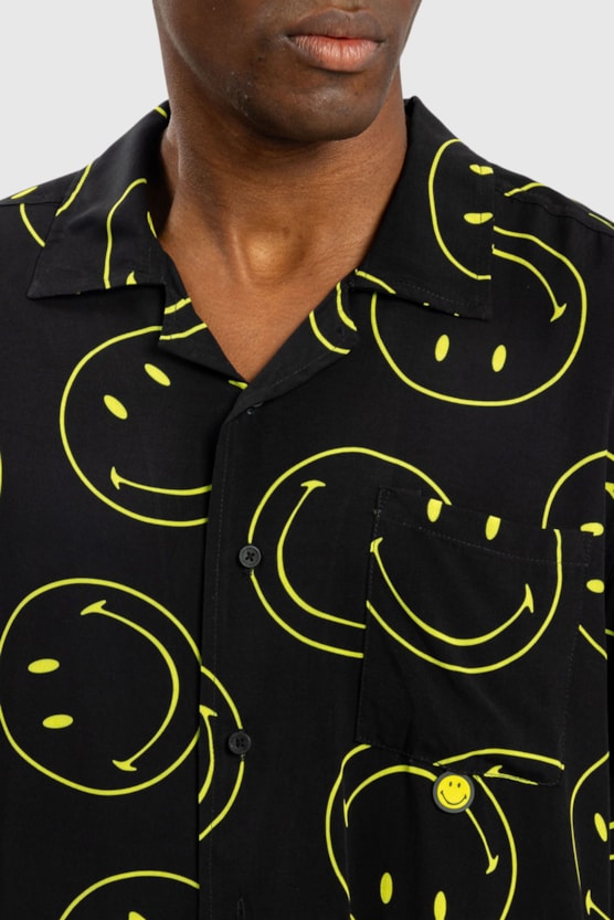 BAW X SMILEY® FACE CUBAN SHIRT