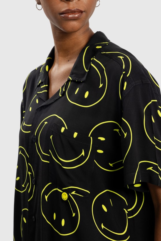 BAW X SMILEY® FACE CUBAN SHIRT