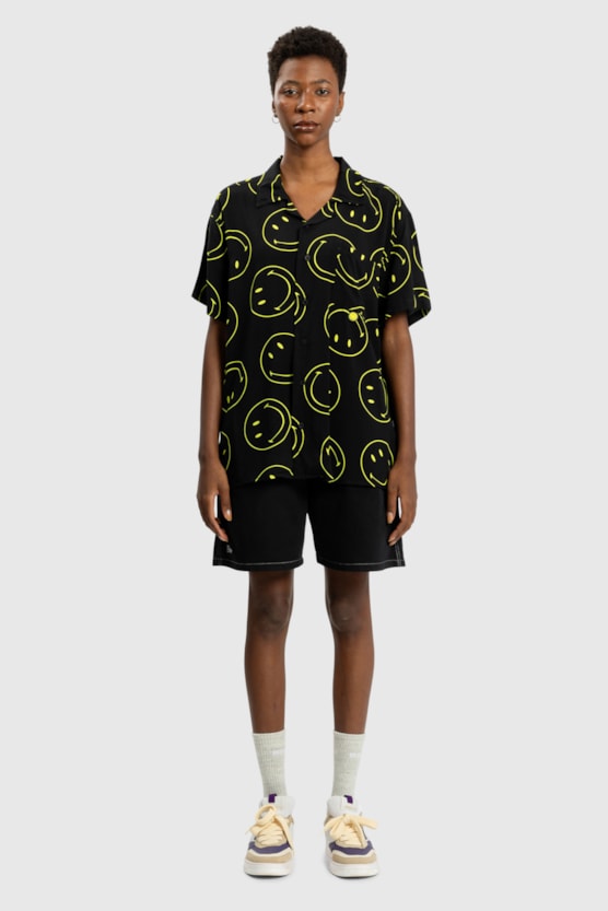 BAW X SMILEY® FACE CUBAN SHIRT