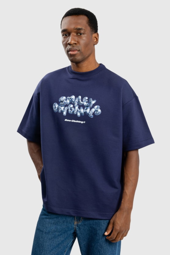 NEW OVER BAW X SMILEY TICKETS T-SHIRT