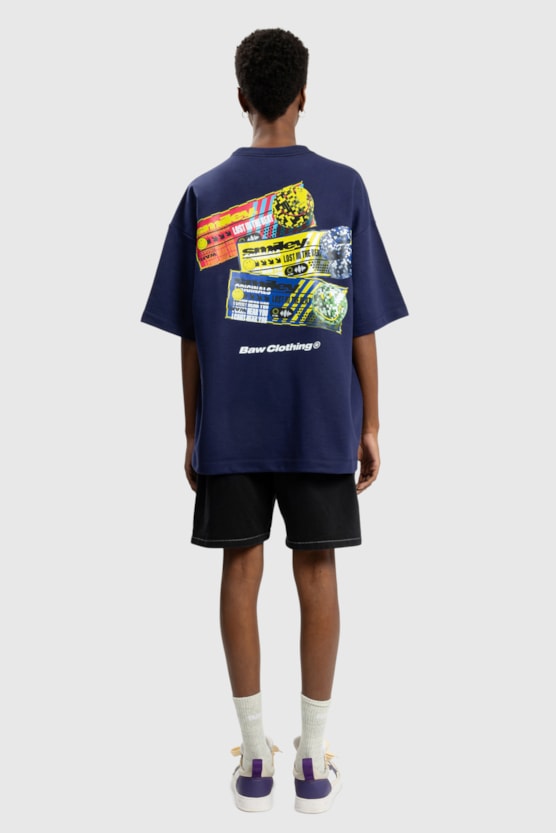 NEW OVER BAW X SMILEY TICKETS T-SHIRT