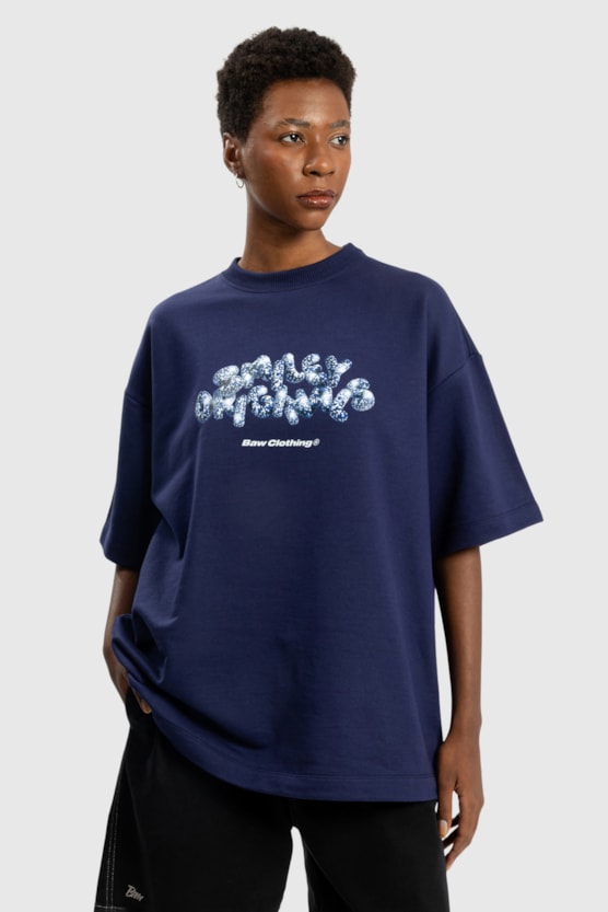 NEW OVER BAW X SMILEY TICKETS T-SHIRT