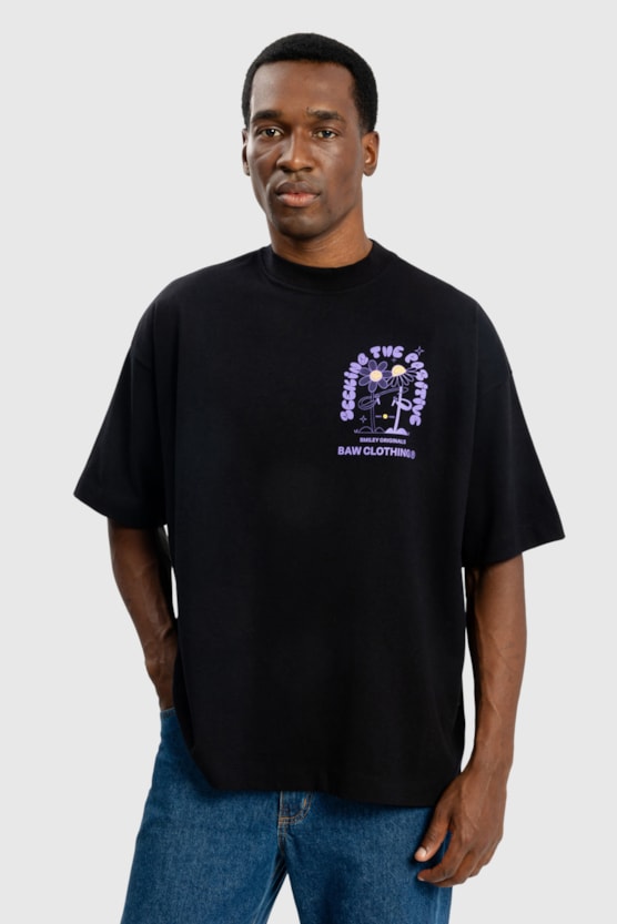 NEW OVER BAW X SMILEY POSITIVE T-SHIRT