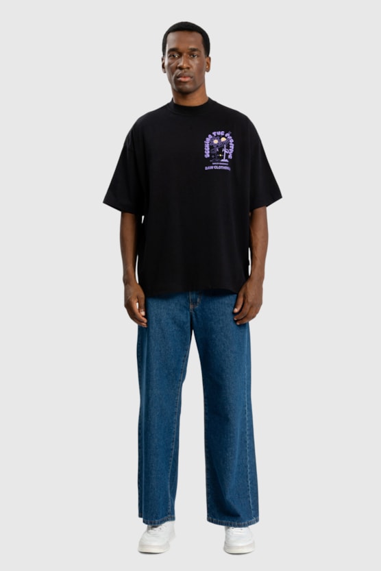 NEW OVER BAW X SMILEY POSITIVE T-SHIRT