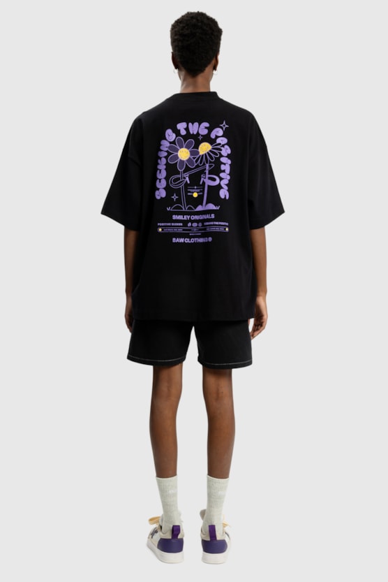 NEW OVER BAW X SMILEY POSITIVE T-SHIRT
