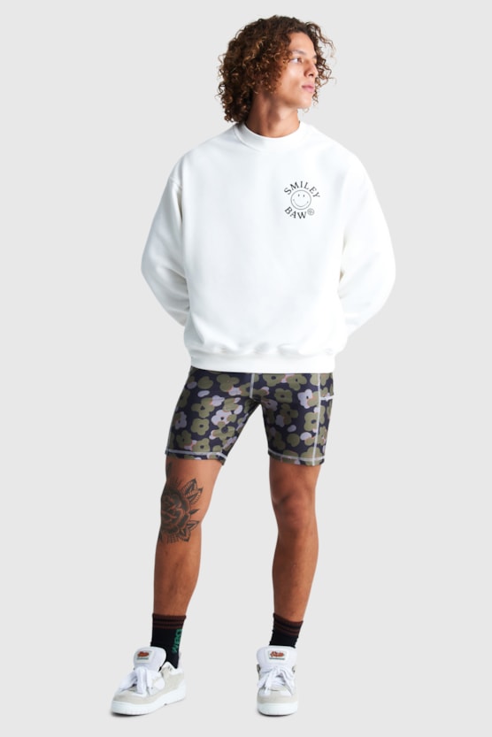 BAW X SMILEY CAMO SWEATSHIRT