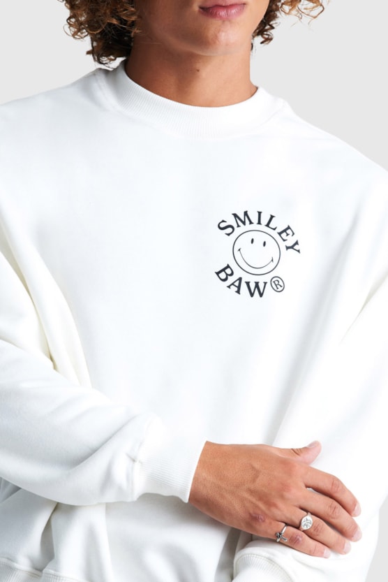 BAW X SMILEY CAMO SWEATSHIRT