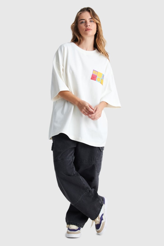 OVERSIZED HOLIDAY BAW X SMILEY T-SHIRT
