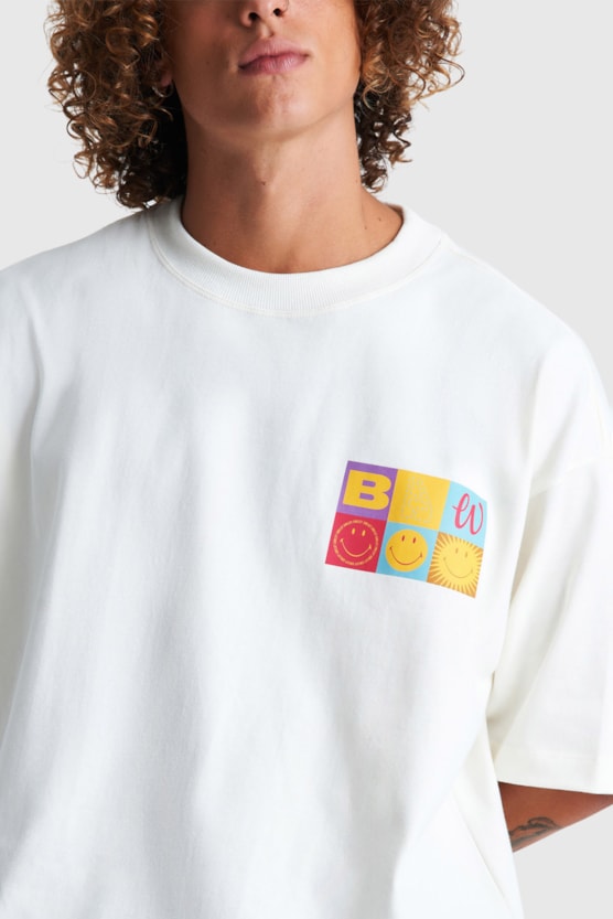 OVERSIZED HOLIDAY BAW X SMILEY T-SHIRT