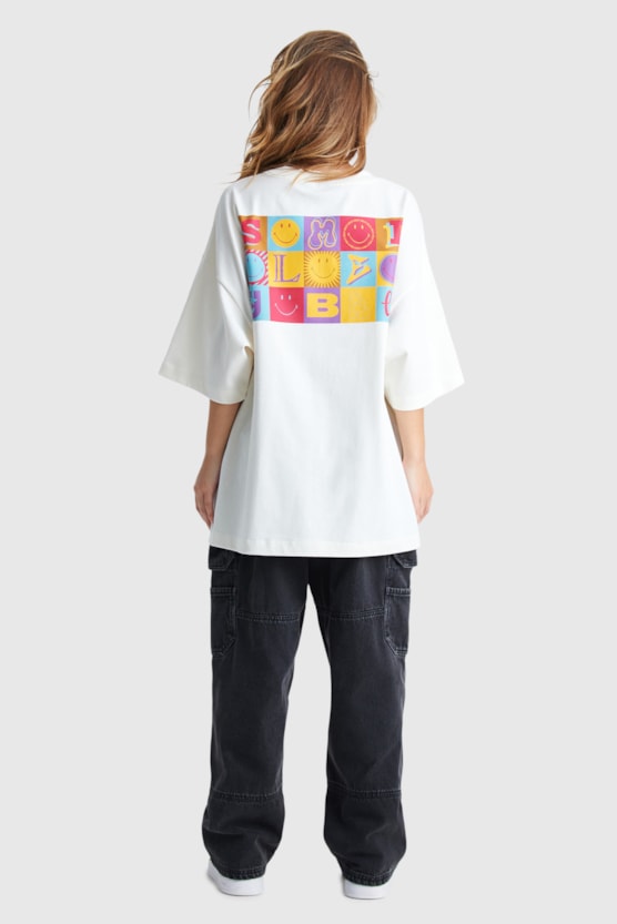 OVERSIZED HOLIDAY BAW X SMILEY T-SHIRT