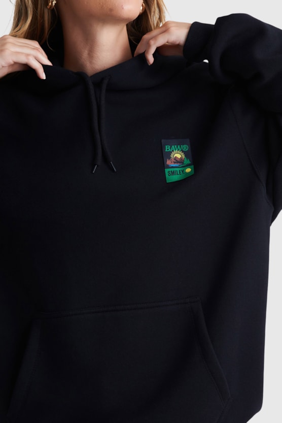 SUN BAW X SMILEY HOODIE SWEATSHIRT