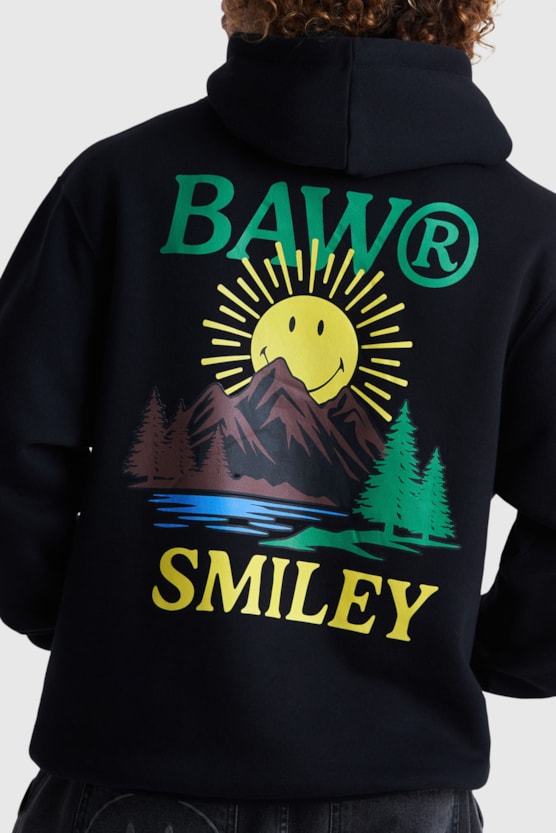 SUN BAW X SMILEY HOODIE SWEATSHIRT