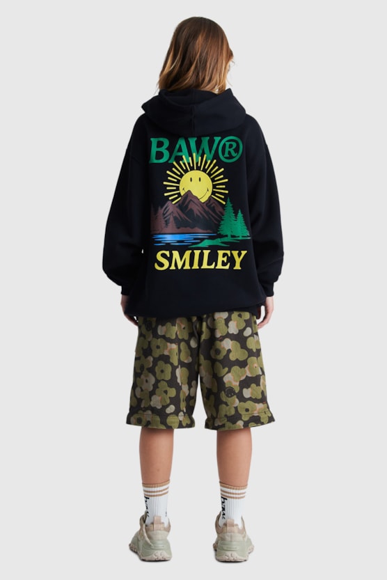 SUN BAW X SMILEY HOODIE SWEATSHIRT