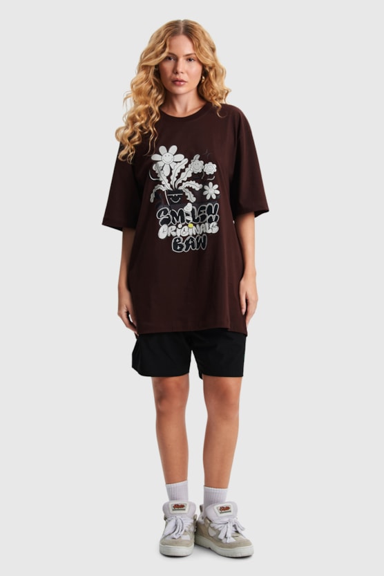 FLOWERS BAW X SMILEY REGULAR T-SHIRT