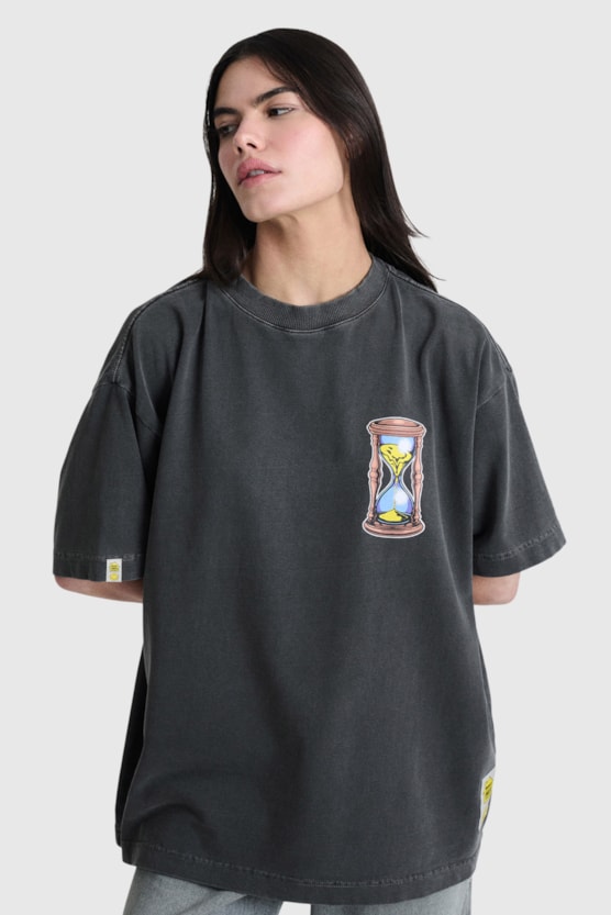 OVERSIZED BAW FADED SMILEY® T-SHIRT