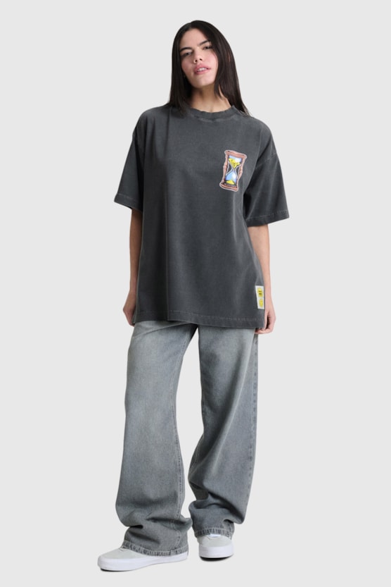 OVERSIZED BAW FADED SMILEY® T-SHIRT
