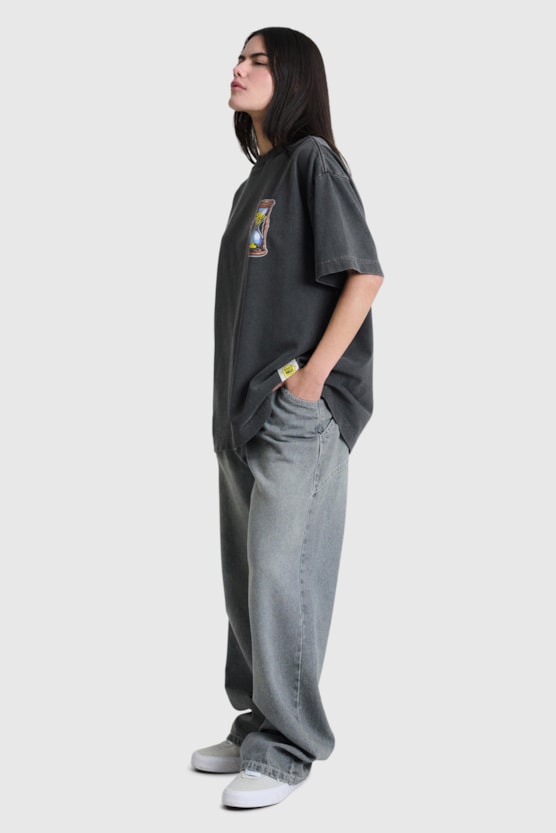 OVERSIZED BAW FADED SMILEY® T-SHIRT