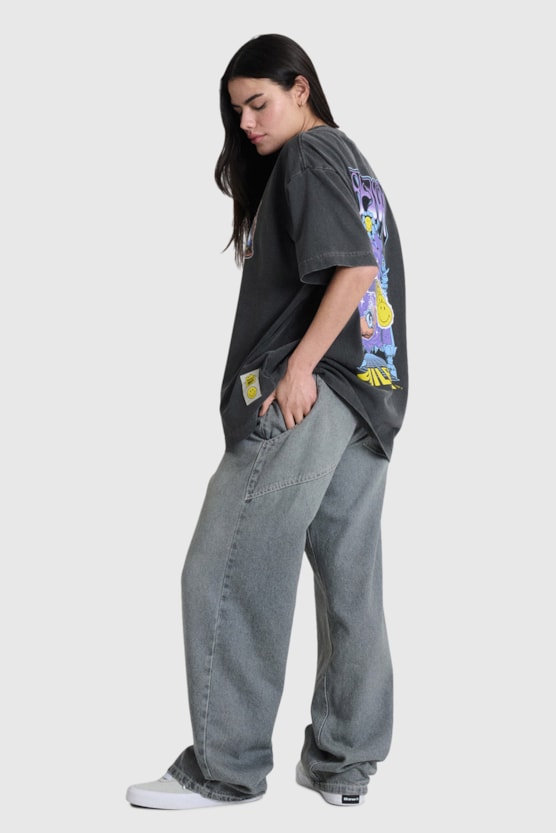 OVERSIZED BAW FADED SMILEY® T-SHIRT