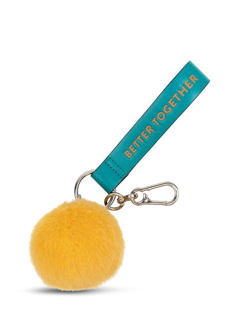 Smiley ECO Fuzzy Bag Charm