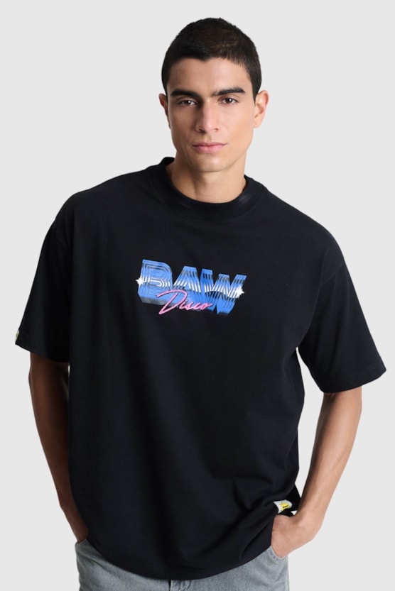 OVERSIZED BAW DISCO BALL SMILEY® T-SHIRT