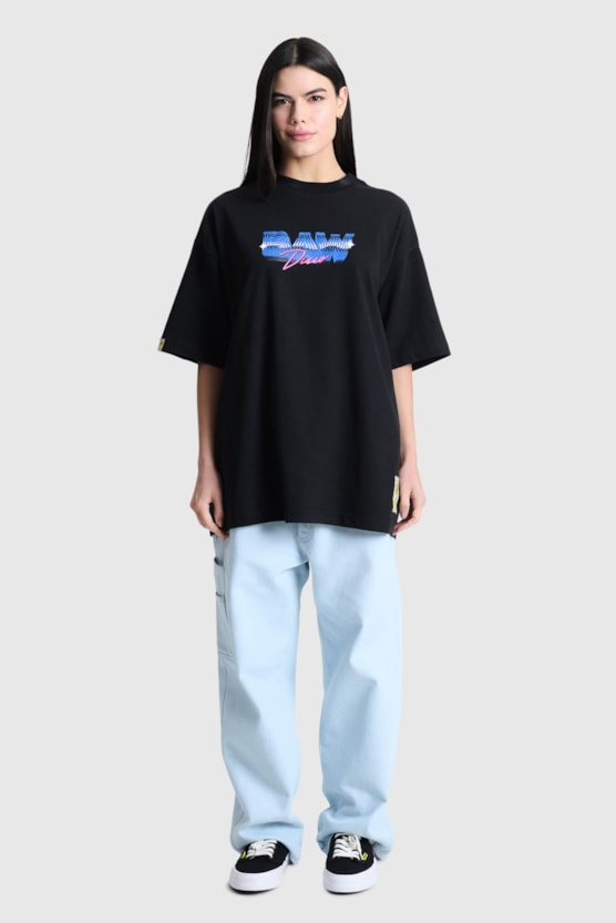 OVERSIZED BAW DISCO BALL SMILEY® T-SHIRT