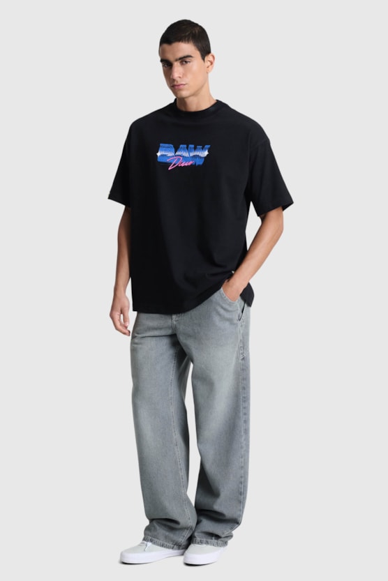 OVERSIZED BAW DISCO BALL SMILEY® T-SHIRT