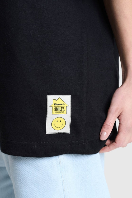 OVERSIZED BAW DISCO BALL SMILEY® T-SHIRT