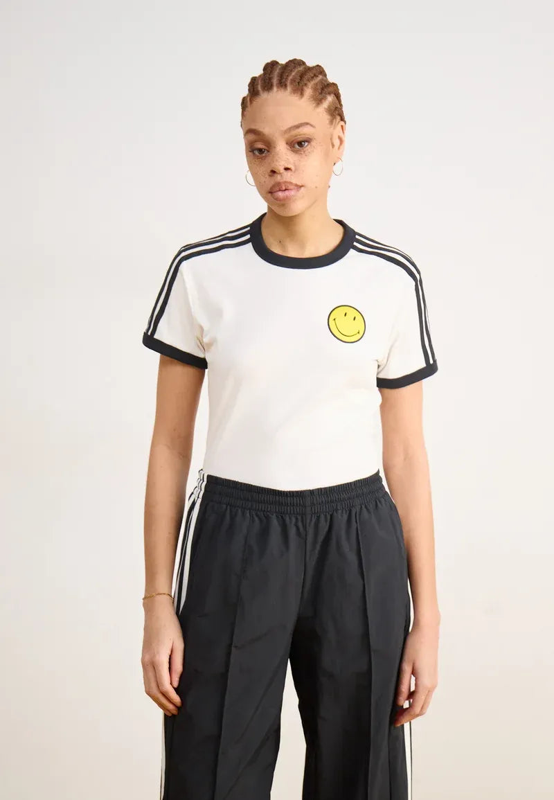 Adidas | Smiley® Cali Tee - Print T-Shirt - Cloud White