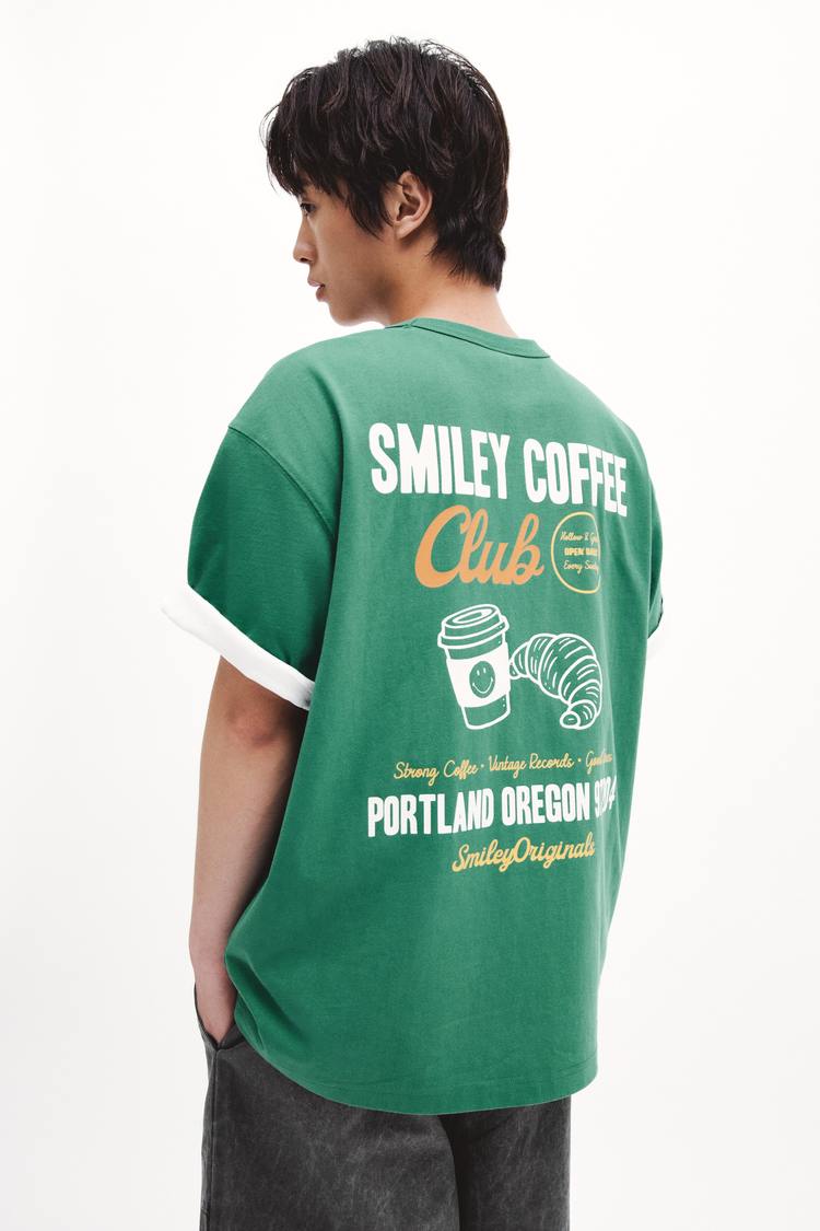 Loose Fit Printed cotton T-shirt