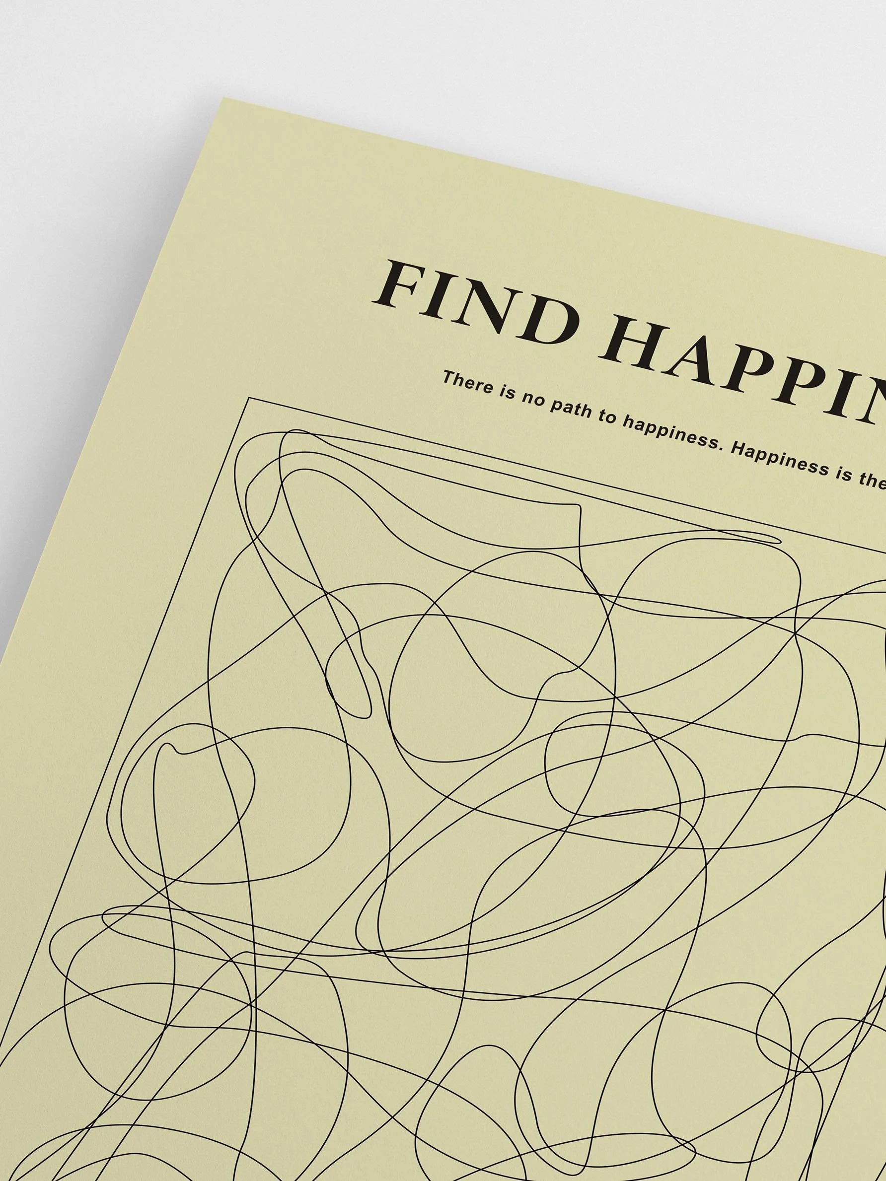 Smiley Find Happiness Poster