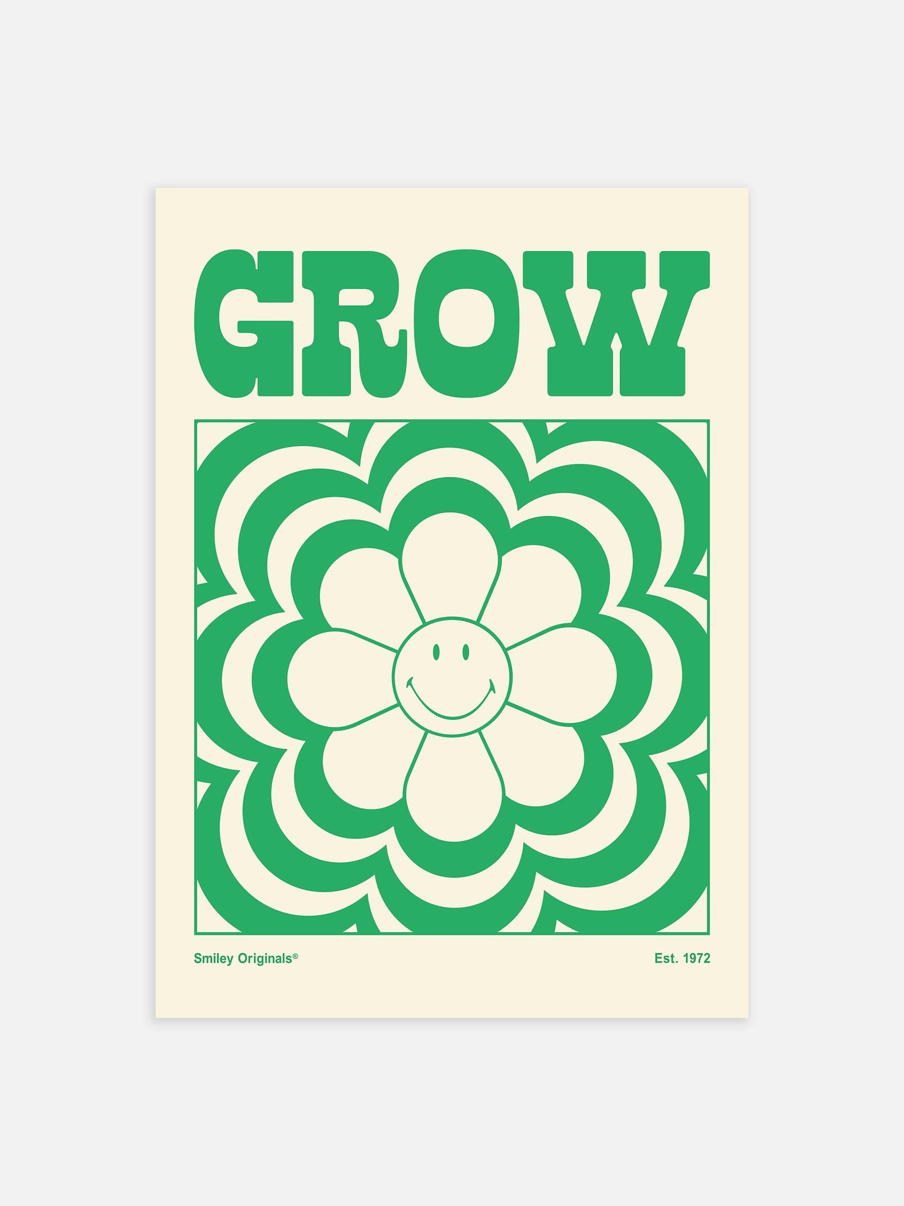 Smiley Grow Poster