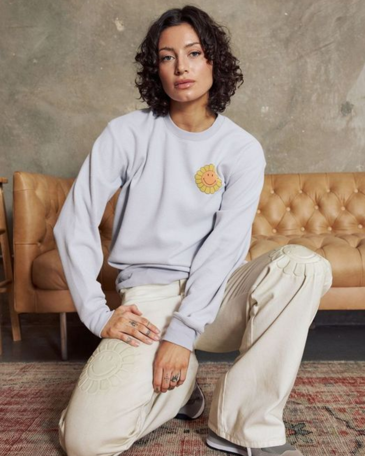 Smiley® In The Valley Thermal Longsleeve, Grey