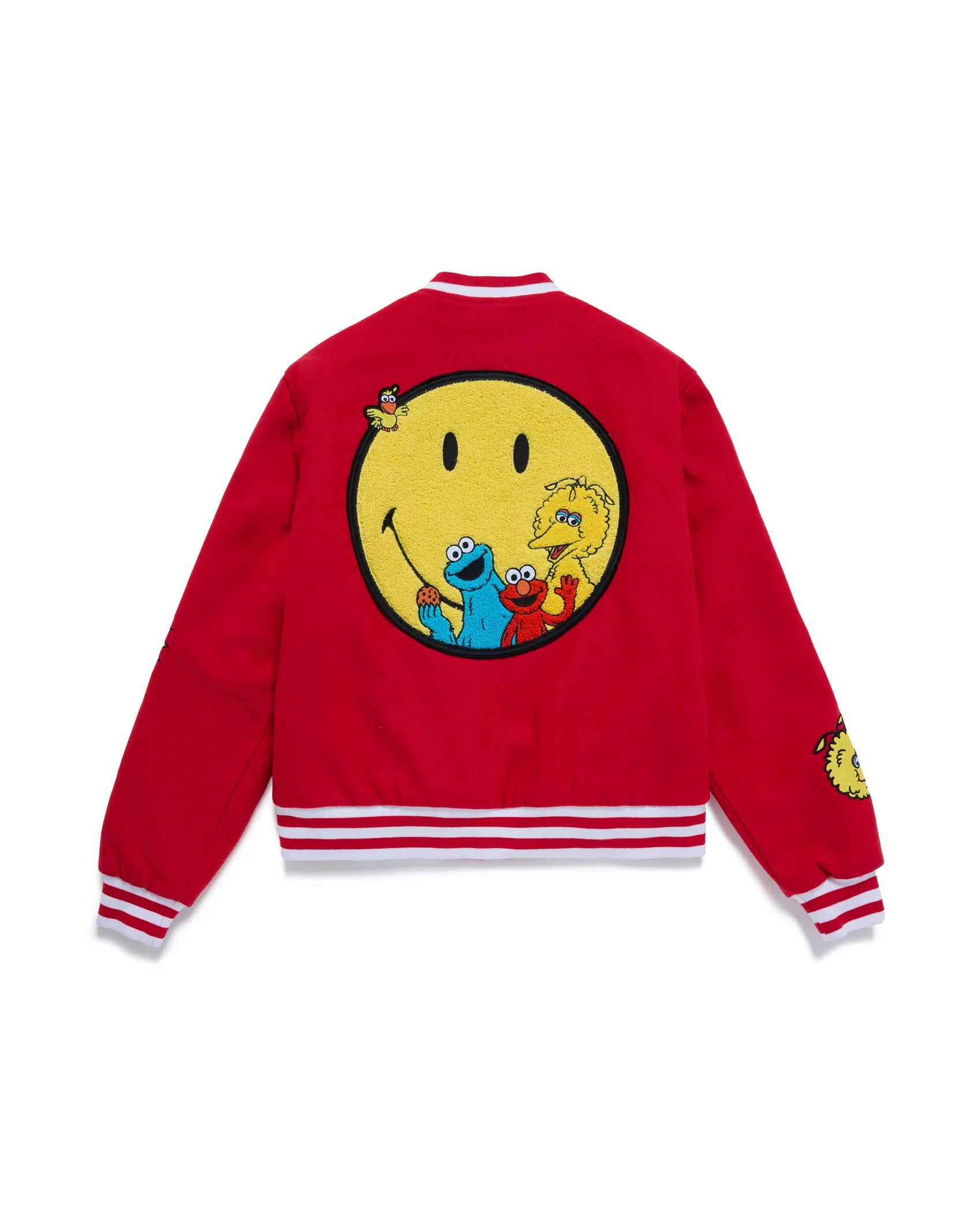 Sesame Street The Happiness Crew Varsity Jacket