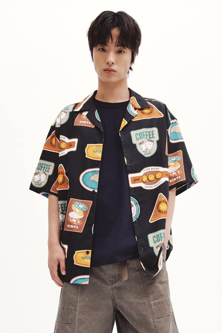 Loose Fit Printed resort shirt