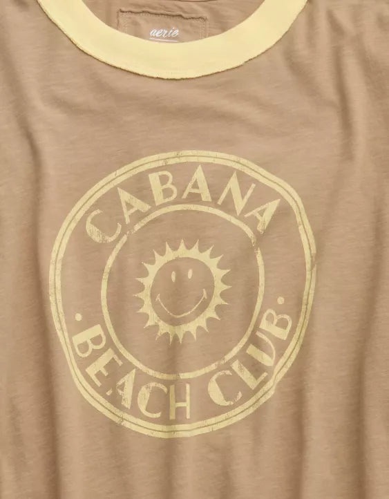 Aerie | Smiley® Oversized Crew Boyfriend T-Shirt