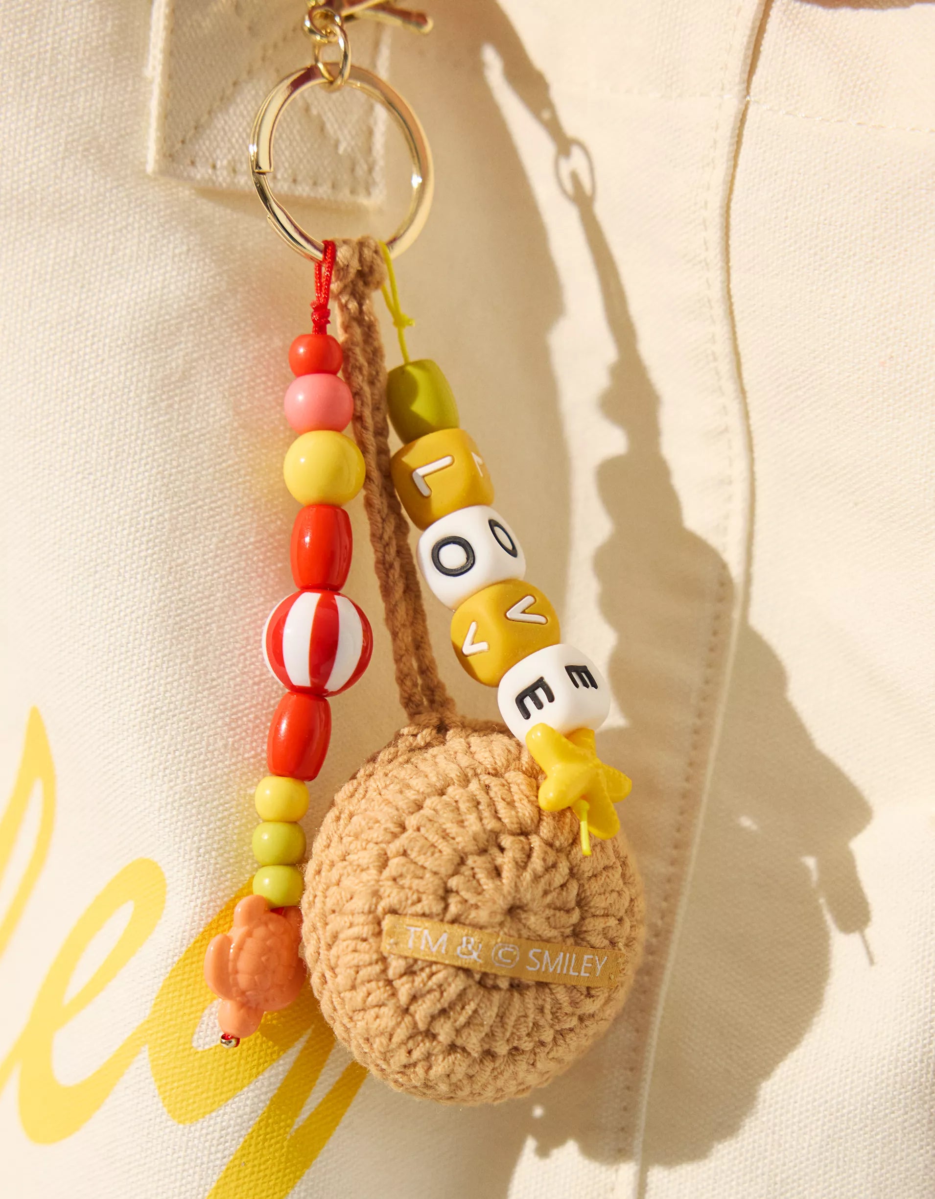 Aerie | Smiley® Bead Bag Charm