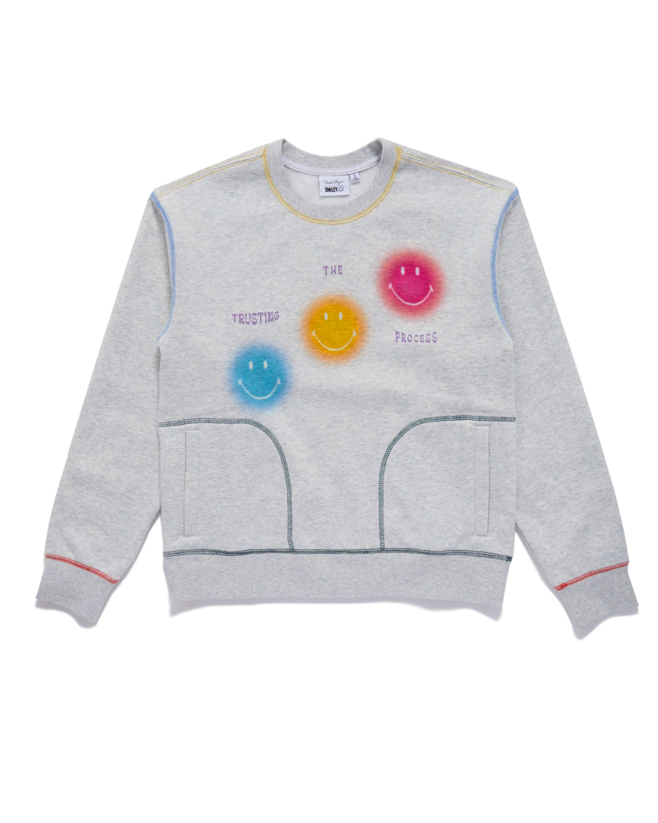 Smiley® Rainbow Crewneck