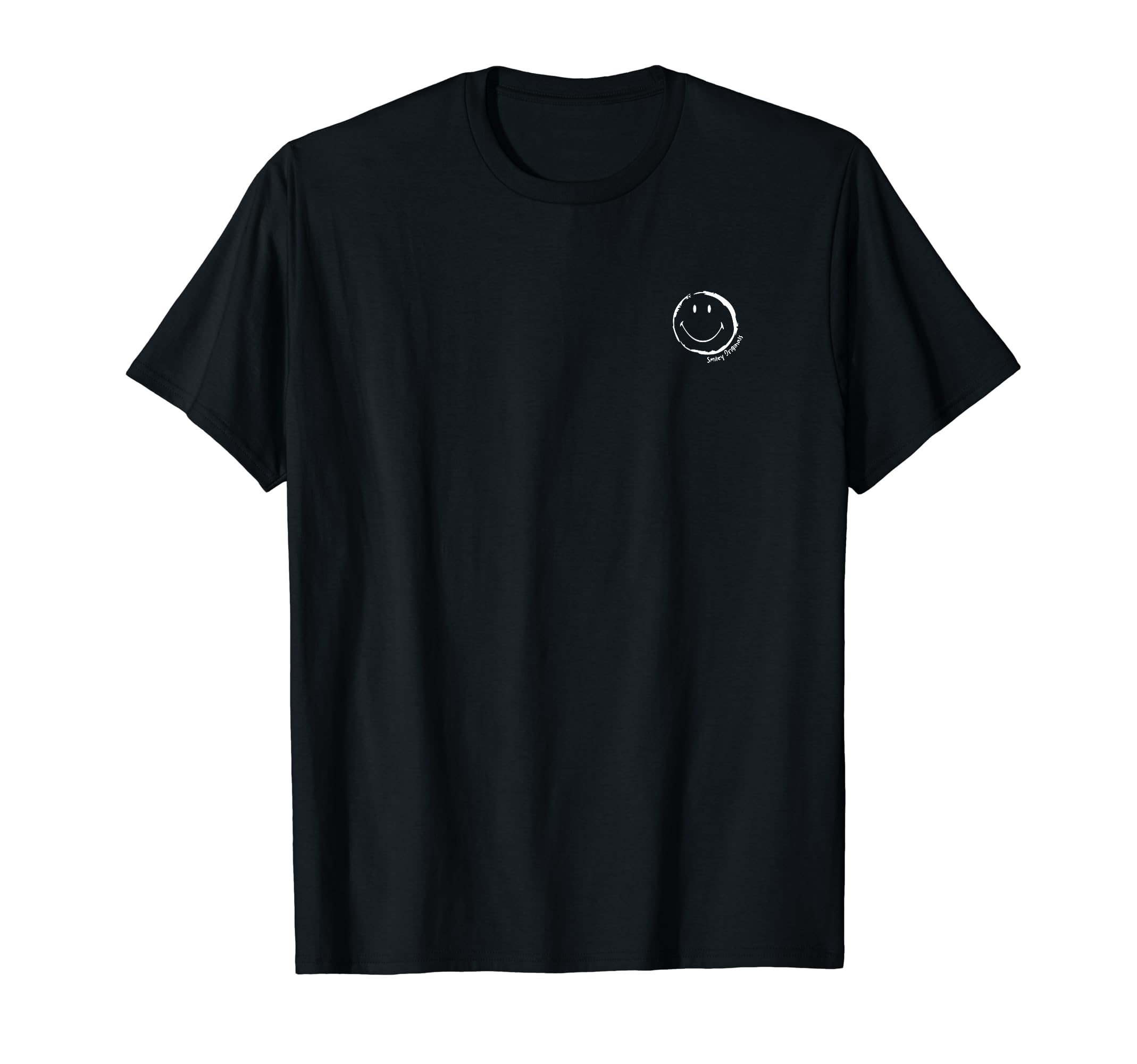 Smiley Originals® Happy Face Ink Sketch White Maglietta