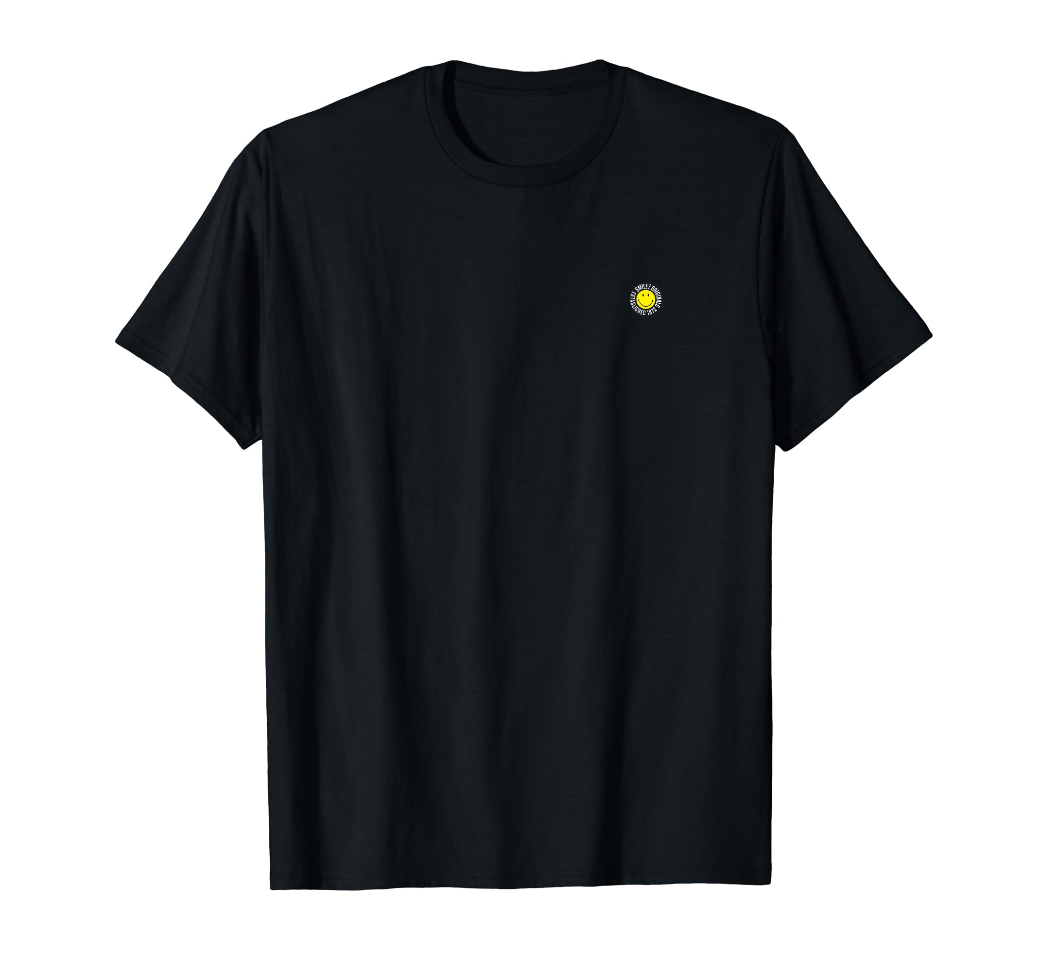 Smiley Originals® Happy Face Established 1972 Smile Yellow Maglietta