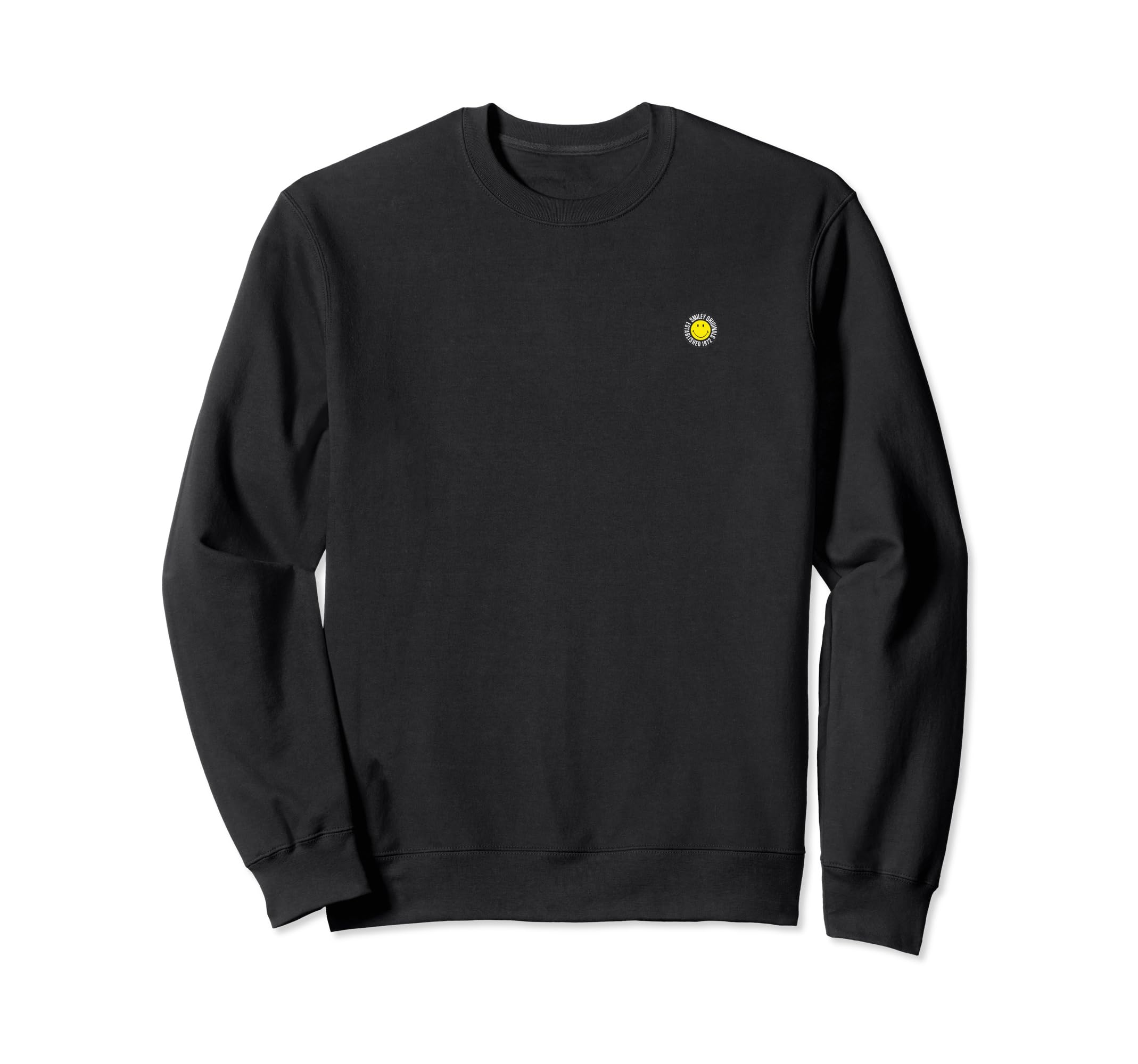 Smiley Originals® Happy Face Fundada em 1972 Moletom Amarelo Smile