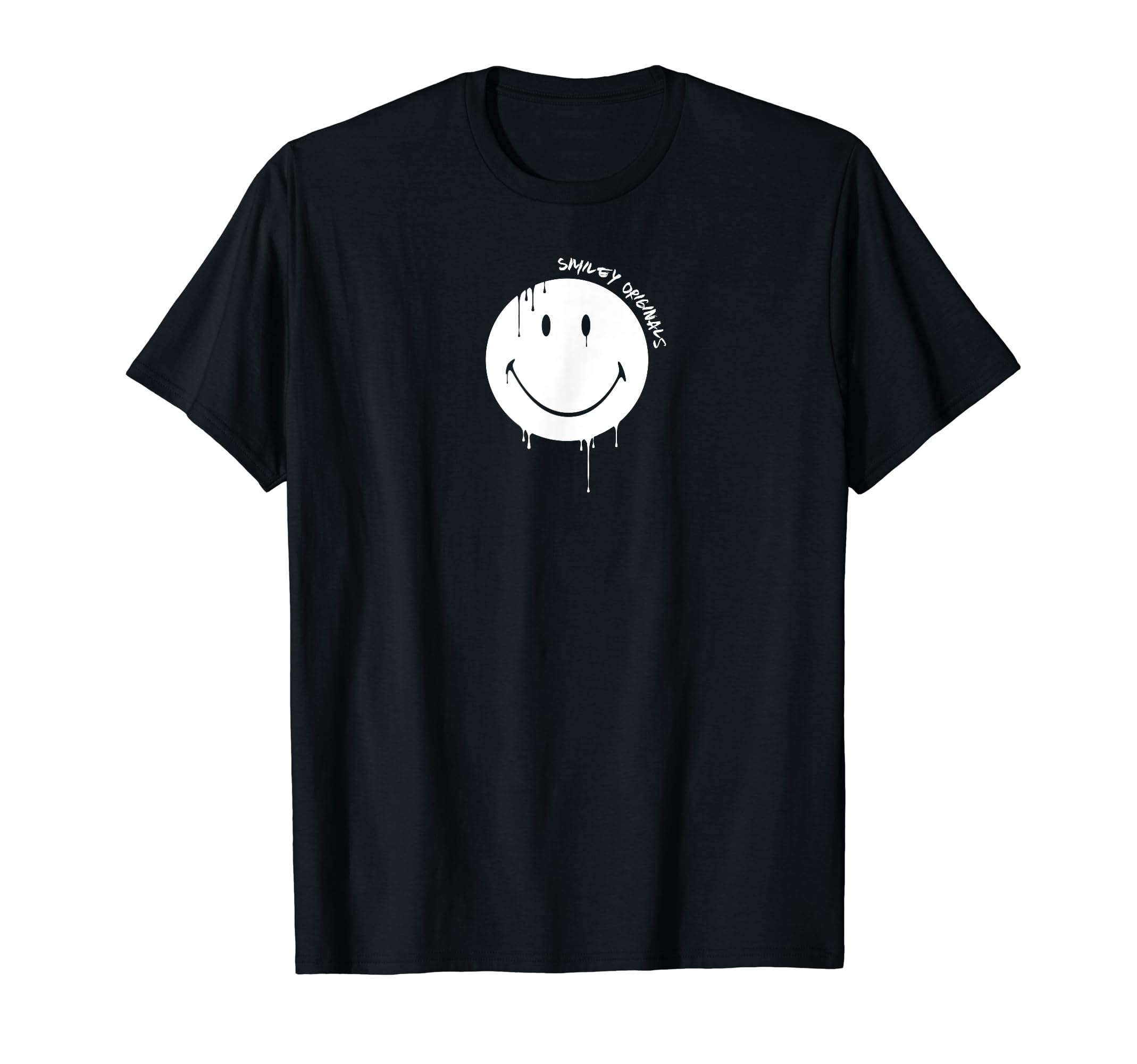 Camiseta Smiley Originals Happy Face Drip Paint Blanca