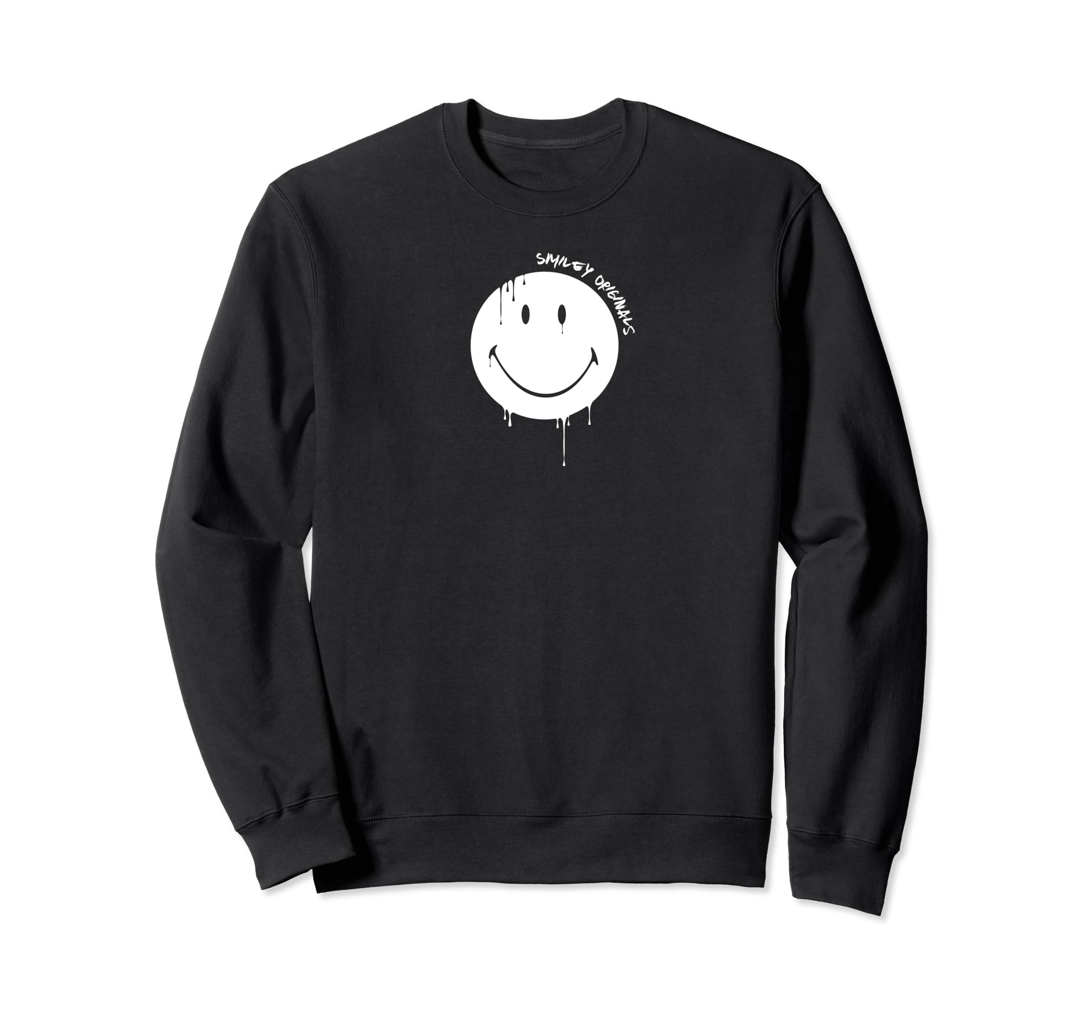 Moletom branco Smiley Originals® Happy Face Drip Paint